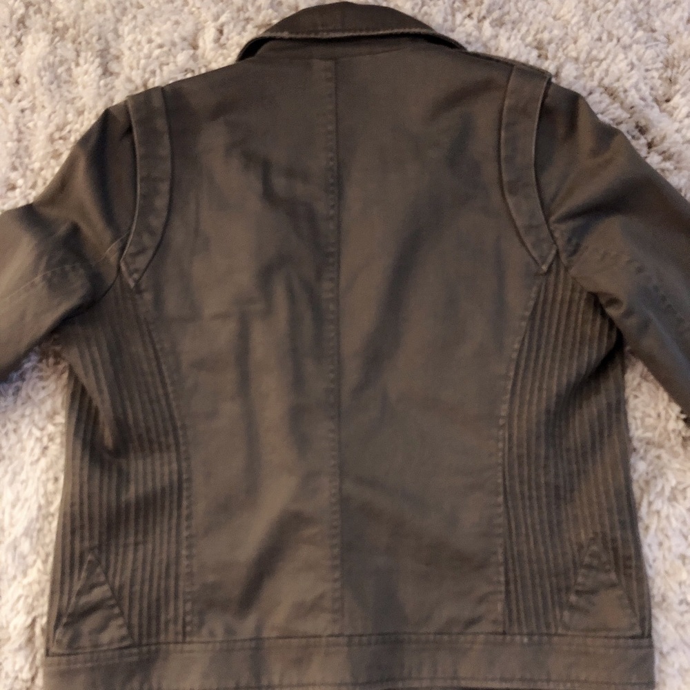 Joes Jeans Army Green Moto Jacket - Picture 5 of 7